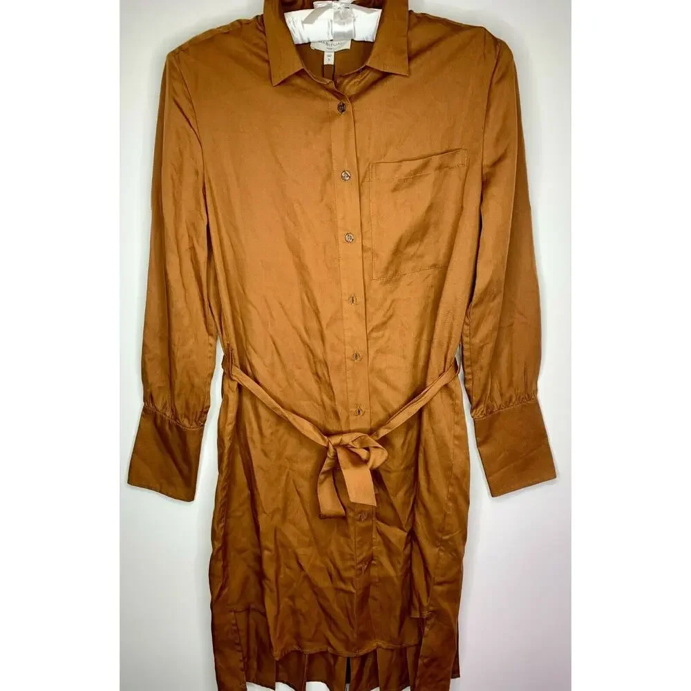 NWT Habitual Tobacco Shirt Jacket Shacket Dress Size Small $198 - Picture 7 of 9